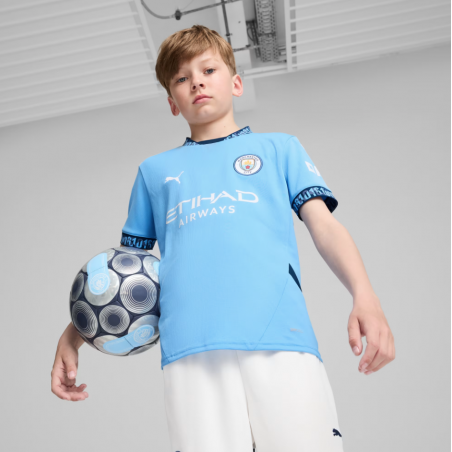 Manchester City 24/25 Maillot Domicile Ados Puma