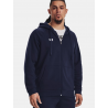 Felpa con Cappuccio e Zip da Uomo UA Rival – 1379767-410