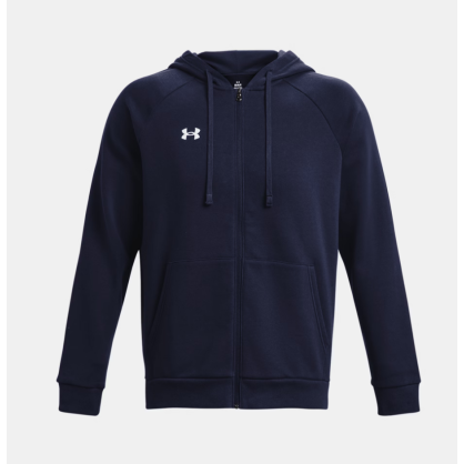 Sweat à Capuche Zippé UA Rival Homme 1379767-410 – Polaire Coton Ultra-Douce & Chaude | OfficialStore.ch