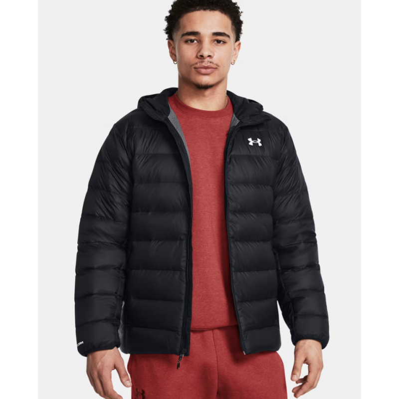 Veste à capuche en Duvet UA Legend Homme – 1385837-001 | Chaleur extrême, mobilité optimale