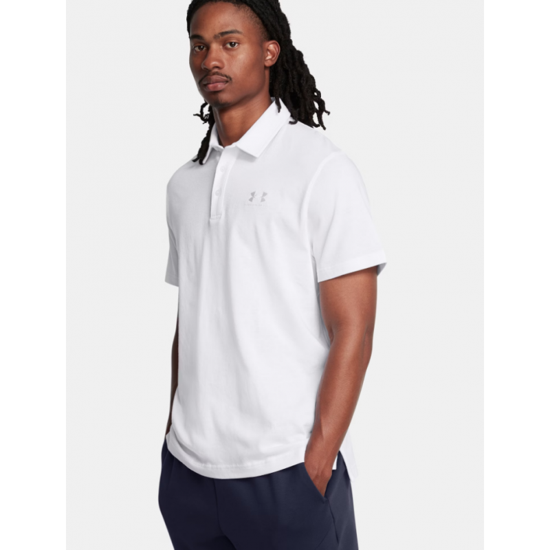 Polo UA Icon Homme – 1386608-100 | Confort premium et style moderne