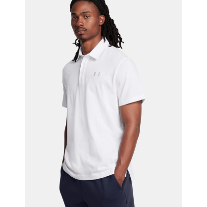 Polo UA Icon Homme – 1386608-100 | Confort premium et style moderne