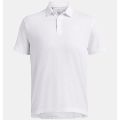 Polo UA Icon Homme – 1386608-100 | Confort premium et style moderne