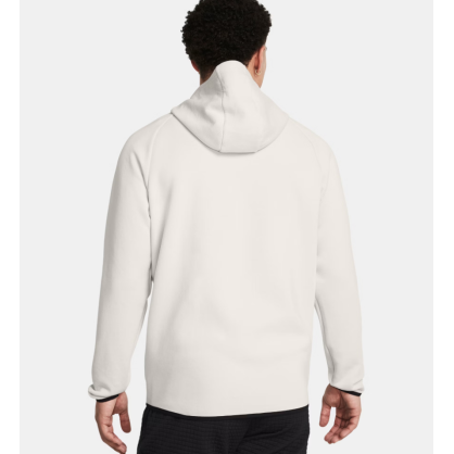 Sweat à Capuche Zippé UA Unstoppable Homme – 1389352-110 | Polaire stretch & performance athlétique