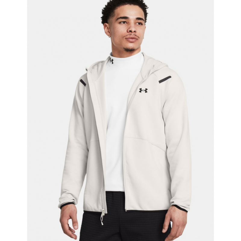 Sweat à capuche zippé en polaire UA Unstoppable pour homme