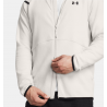 Sweat à Capuche Zippé UA Unstoppable Homme – 1389352-110 | Polaire stretch & performance athlétique