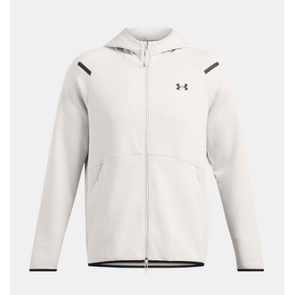 Sweat à Capuche Zippé UA Unstoppable Homme – 1389352-110 | Polaire stretch & performance athlétique