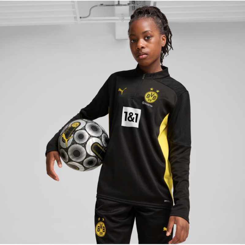 Haut d’entraînement 1/4 zip Borussia Dortmund Junior Puma