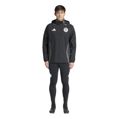 Veste tout temps Algérie Adidas – JJ5987 | Capuche pliable, doublure mesh & style fédéral