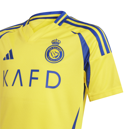Al Nassr FC Home Jersey Kids 24/25 Ronaldo Adidas JP0458 – Official & Breathable | OfficialStore.ch
