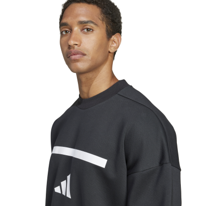Sweat-shirt Z.N.E. Adidas – JD5982 | Coupe ample & chaleur triple épaisseur