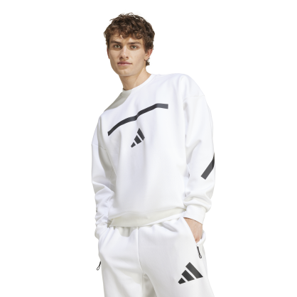 Sweat-shirt Z.N.E. Adidas – JF2451 | Coupe ample, triple épaisseur & esprit d’équipe