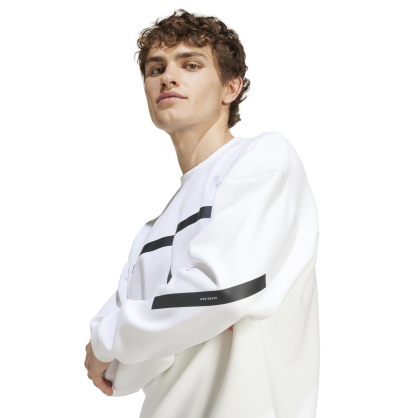 Sweat-shirt Z.N.E. Adidas – JF2451 | Coupe ample, triple épaisseur & esprit d’équipe