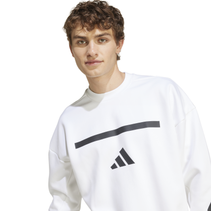 Sweat-shirt Z.N.E. Adidas – JF2451 | Coupe ample, triple épaisseur & esprit d’équipe