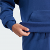 Sweat à capuche Adidas Feelcozy JE3810 – Polaire douce bleu foncé / blanc | Confort & style écoresponsable