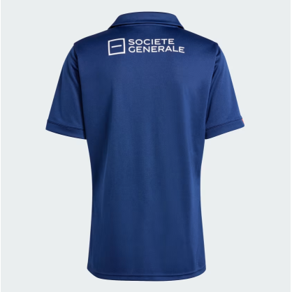 Maillot Domicile Rugby France Adidas – JG3533 | AEROREADY, Blason brodé, 3 bandes tricolores