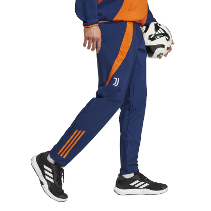Pantalon de présentation Juventus Adidas – Coupe ajustée, poches zippées, logo officiel | IS5826
