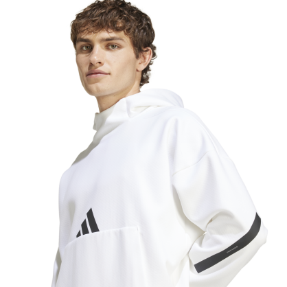 Veste à capuche Z.N.E. Adidas – Coupe ample, tissu triple épaisseur, poche kangourou | JF2454