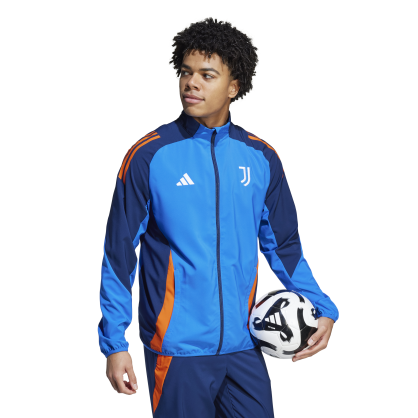 Adidas Juventus Presentation Jacket – Slim Fit, Mesh Lining, Zip Pockets | JE4297