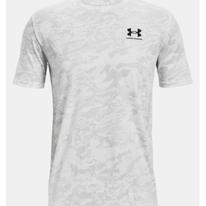 UA ABC Camo Men’s T-Shirt – White, Soft Cotton Blend & Quick Dry | 1357727-100