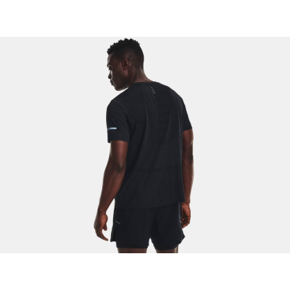 UA Seamless Stride Men’s T-Shirt – Black, Breathable & Seam-Free | 1375692-001