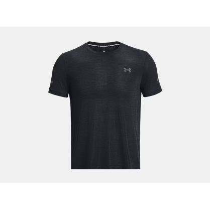 UA Seamless Stride Men’s T-Shirt – Black, Breathable & Seam-Free | 1375692-001