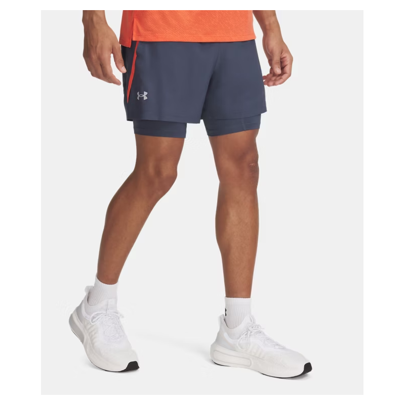 Short UA Launch 2 en 1 5 pouces pour homme