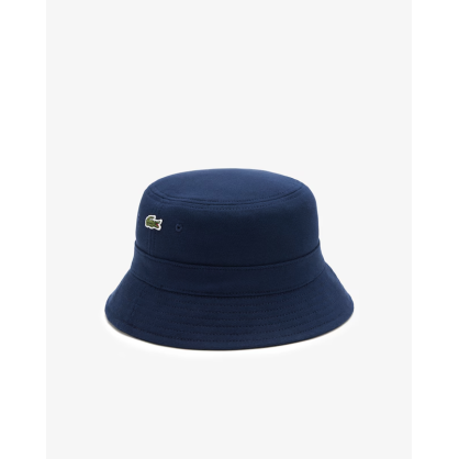 Lacoste Piqué Bucket Hat – Organic Cotton, Tonal Stitching & Eco-Style | RK2056-166