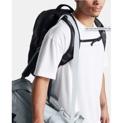 Sac à Dos UA Hustle 6.0 Pro – Gris, Résistant & Multifonction | 1384671-002