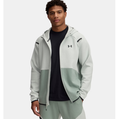 Men’s UA Unstoppable Full-Zip Hoodie – Stretch Fleece & Sweat-Wicking