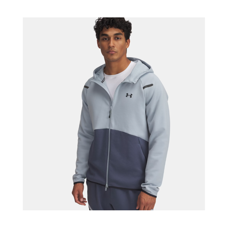 Sweat Zippé UA Unstoppable Homme – Polaire Stretch & Performant | 1389352-465