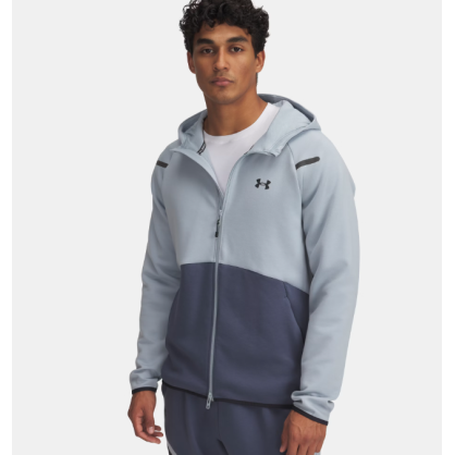 Men’s UA Unstoppable Zip Hoodie – Stretch Fleece & Performance Fit | 1389352-465