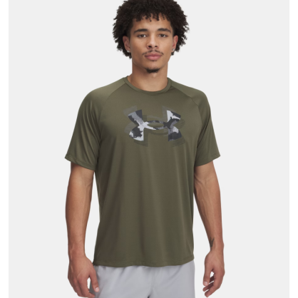 T-shirt Homme UA Tech™ Print Fill – Ultra Léger & Technique | 1390208-390