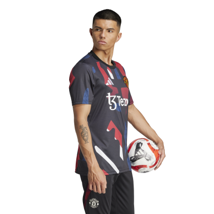 Maillot d'échauffement Manchester United – Adidas JD7147 | Style pré-match & confort