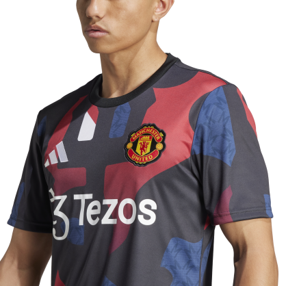 Maillot d'échauffement Manchester United – Adidas JD7147 | Style pré-match & confort