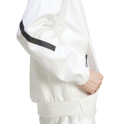 Veste zippée à capuche Z.N.E. Adidas – JD5984 | Style épuré, chaleur enveloppante et tissu premium