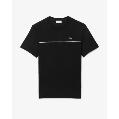 Lacoste Cotton Jersey T-Shirt with Contrast Band – Refined Sportswear | TH9842-031