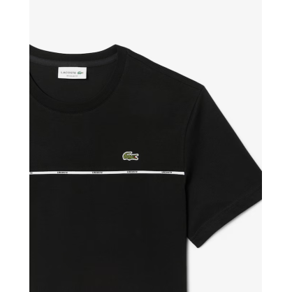 Lacoste Cotton Jersey T-Shirt with Contrast Band – Refined Sportswear | TH9842-031