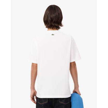 T-shirt en coton homme Lacoste – Jersey épais & imprimé Sportswear