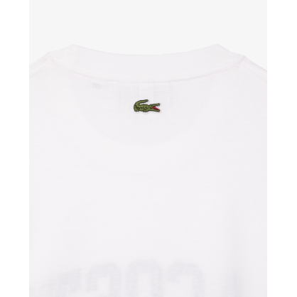 T-shirt en coton homme Lacoste – Jersey épais & imprimé Sportswear