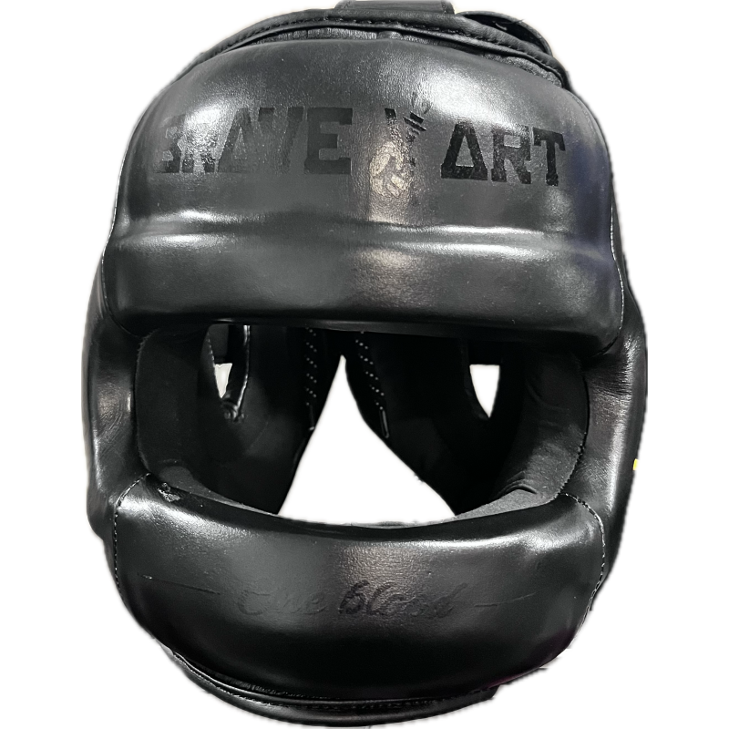 Casque de Boxe Protection Nez Brave Art Cuir - BAHGNPFB
