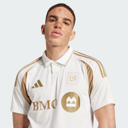Maillot Extérieur Los Angeles FC 25/26 – Adidas | Design carbone & rose