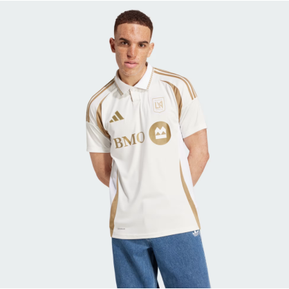 Maillot Extérieur Los Angeles FC 25/26 – Adidas | Design carbone & rose