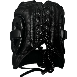 Brave Art Leather Boxing Headgear with Nose Guard – BAHGNPFB