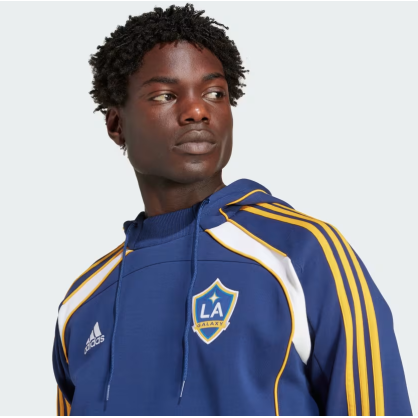 Sweat à capuche LA Galaxy – Adidas | Style années 2010 & confort moderne