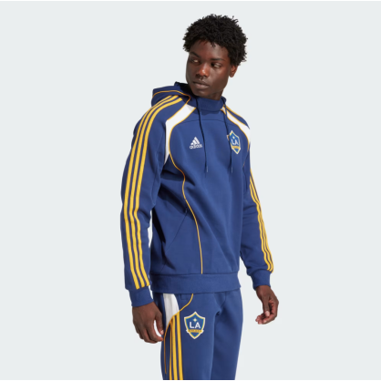 Sweat à capuche LA Galaxy – Adidas | Style années 2010 & confort moderne