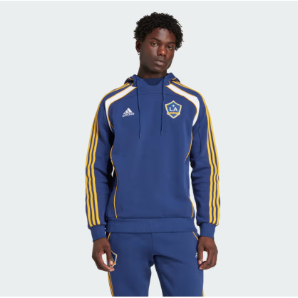 Sweat à capuche LA Galaxy – Adidas | Style années 2010 & confort moderne