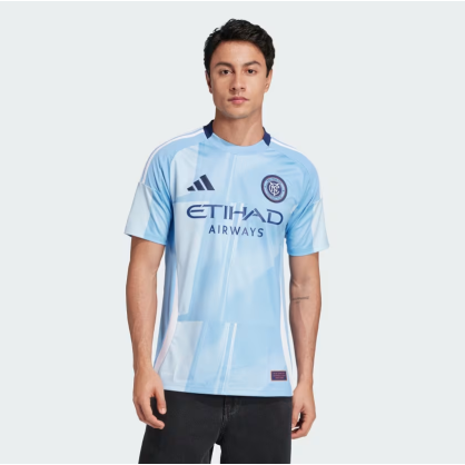 Maillot domicile New York City FC – Adidas | Bleu Bahia & 100 % recyclé