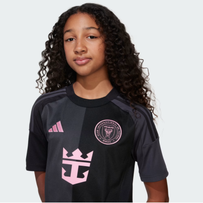 Maillot Junior Extérieur Inter Miami CF – Messi | Adidas | Écoresponsable & Stylé