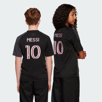 Maillot Junior Extérieur Inter Miami CF – Messi | Adidas | Écoresponsable & Stylé